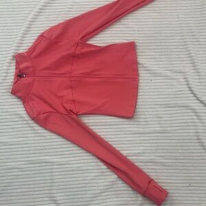 Women's dark Pink Zip-Up define jacket